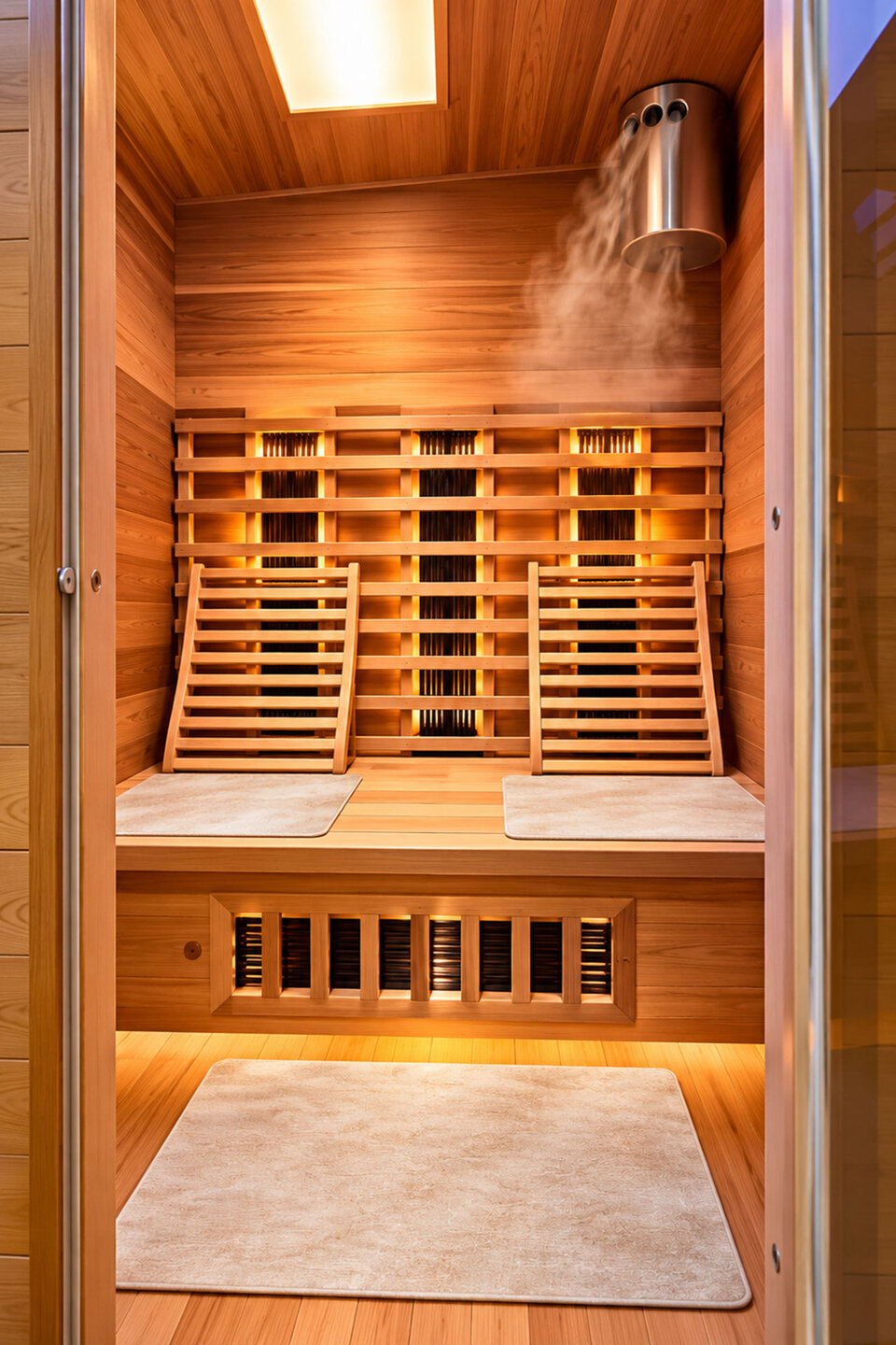 Moderne Infrarotsauna von axotherm